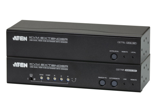 CE775 , ATEN CE775 AV extender AV transmitter & receiver Black
