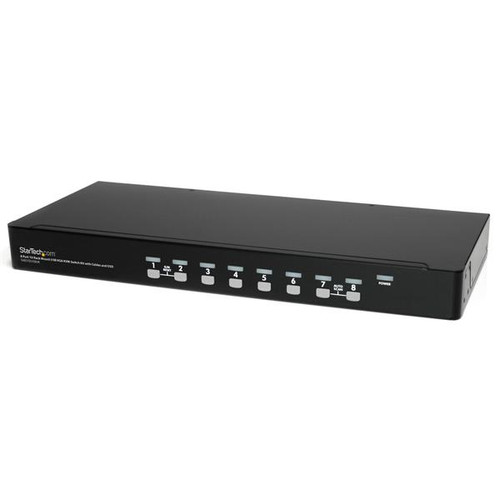 SV831DUSBUK , StarTech.com SV831DUSBUK KVM switch Rack mounting Black