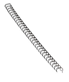 5255201 , Fellowes Wire Binding Comb - 50 Sheets, Black - 5255201