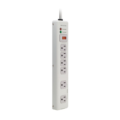 F9H620-06-MTL , Belkin F9H620-06-MTL surge protector White 6 AC outlet(s) 70.9" (1.8 m)