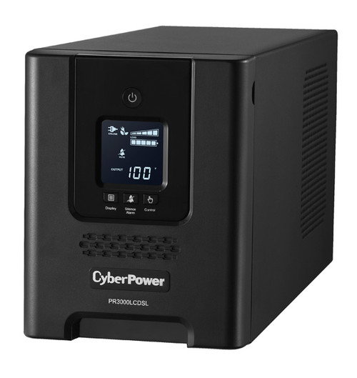 PR3000LCDSL , CyberPower PR3000LCDSL uninterruptible power supply (UPS) Line-Interactive 3 kVA 2700 W 7 AC outlet(s)