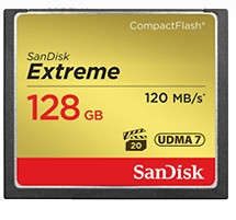 SDCFXS-128G-A46 , SanDisk 128GB Extreme CompactFlash - SDCFXS-128G-A46