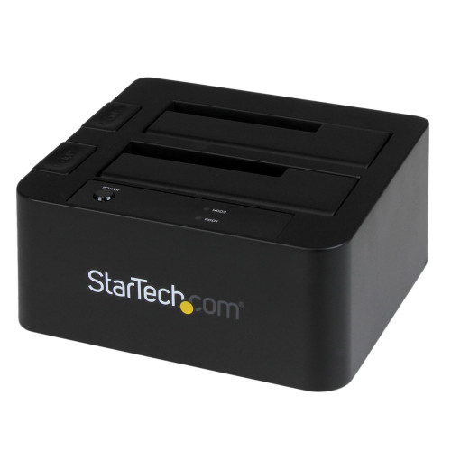 SDOCK2U33EB , StarTech.com SDOCK2U33EB storage drive docking station USB 3.2 Gen 1 (3.1 Gen 1) Type-B Black
