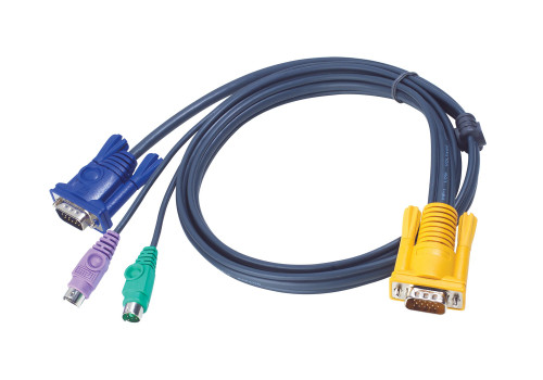 2L5201P , ATEN 4ft PS/2 KVM cable Black 47.2" (1.2 m) - 2L5201P