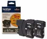 LC612PKS , Brother LC612PKS ink cartridge 2 pc(s) Original Black