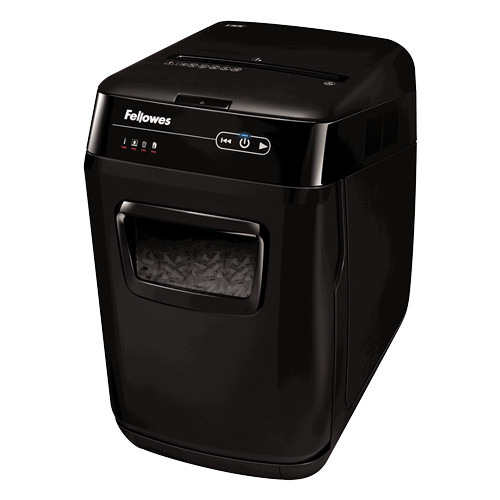 4680001 , Fellowes AutoMax 130C paper shredder Cross shredding 60 dB Black - 4680001