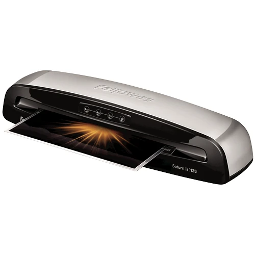 5736601 , Fellowes Saturn 3i 125 Cold laminator 304 mm/min Black, Silver - 5736601