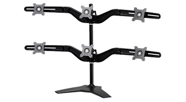 AMR6S , Amer Networks AMR6S monitor mount / stand 24" Desk Black