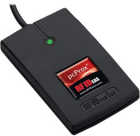 RDR-6081AKU , RF IDeas pcProx Enroll RFID reader USB 2.0 Black - RDR-6081AKU