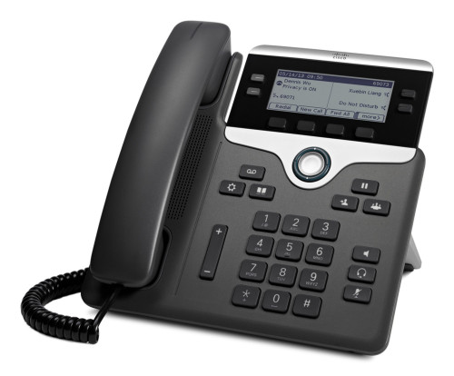 CP-7841-K9= , Cisco 7841 IP phone Black, Silver 4 lines LCD - CP-7841-K9=