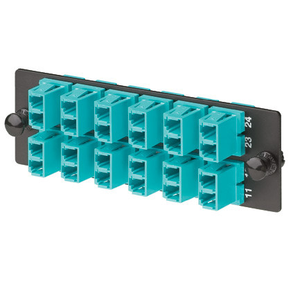 FAP12WAQDLCZ , Panduit FAP12WAQDLCZ fiber optic adapter LC Black