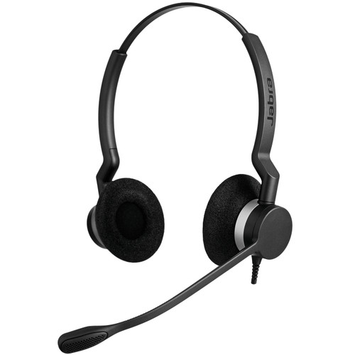 2309-820-105 , Jabra Biz 2300 Headset Wired Head-band Office/Call center Black, Silver - 2309-820-105