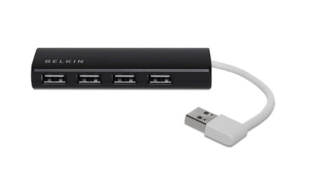 F4U042BT , Belkin F4U042BT interface hub 480 Mbit/s Black