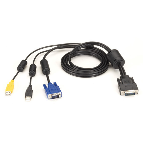 EHNSECURE3-0006 , Black Box EHNSECURE3-0006 KVM cable 70.9" (1.8 m)