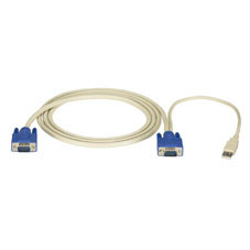 EHN9000U-0015 , Black Box EHN9000U-0015 KVM cable White 177.2" (4.5 m)
