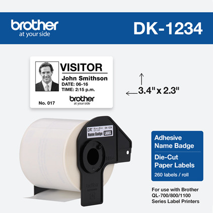 DK1234 , Brother DK-1234 printer label White Self-adhesive printer label - DK1234