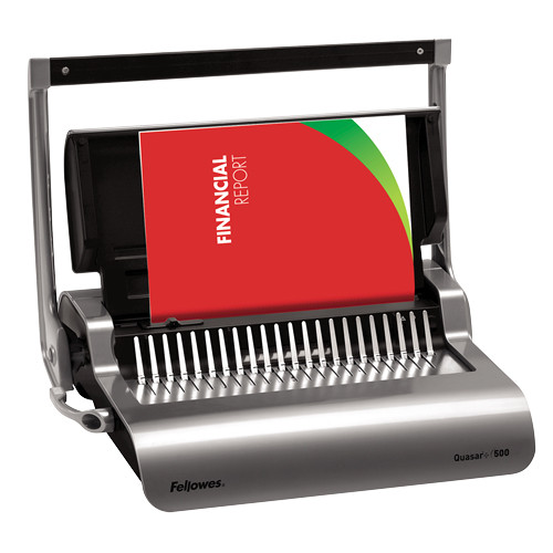 5227201 , Fellowes Quasar 500 sheets Black, Metallic, Silver - 5227201