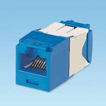 CJ6X88TGBU , Panduit UTP RJ45 TG-MiniJack Cat6a Blue - CJ6X88TGBU