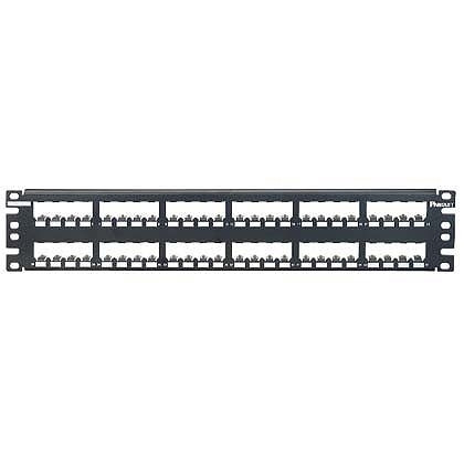 CP48BLY , Panduit 48-port metal modular patch panel 2U - CP48BLY