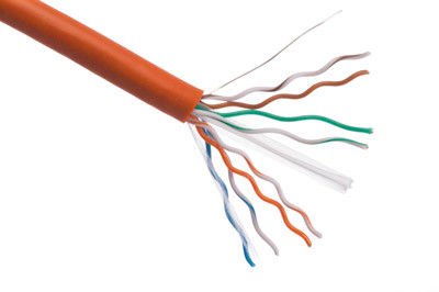 C6BCS-O1000-AX , Axiom Cat6, 1000ft networking cable Orange 12000" (304.8 m) U/UTP (UTP) - C6BCS-O1000-AX
