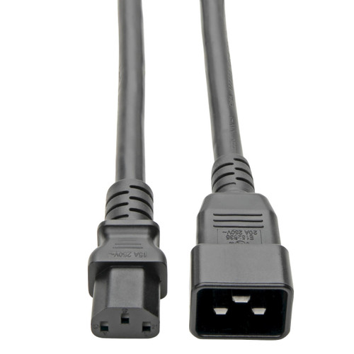 P032-003 , Tripp Lite P032-003 power cable Black 39.4" (1 m) C13 coupler C20 coupler