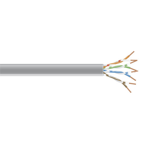 C6-CMP-SLD-GY , Black Box C6-CMP-SLD-GY networking cable Gray 12007.9" (305 m) Cat6 U/UTP (UTP)