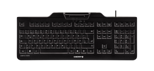 JK-A0104EU-2 , CHERRY KC 1000 SC keyboard USB English Black - JK-A0104EU-2