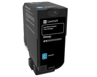 74C10C0 , Lexmark 74C10C0 toner cartridge Original Cyan 1 pcs