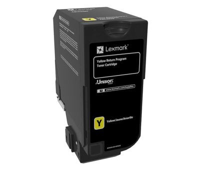 74C10Y0 , Lexmark 74C10Y0 toner cartridge Original Yellow 1 pcs