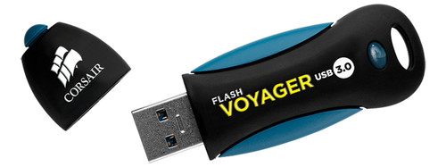 CMFVY3A-256GB , Corsair Voyager 256GB USB flash drive USB Type-A 3.2 Gen 1 (3.1 Gen 1) Black, Blue - CMFVY3A-256GB