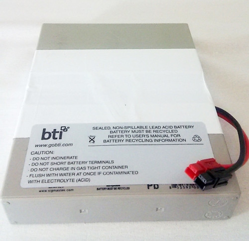 RBC62-1U-BTI , BTI RBC62-1U Sealed Lead Acid (VRLA) 6 V - RBC62-1U-BTI