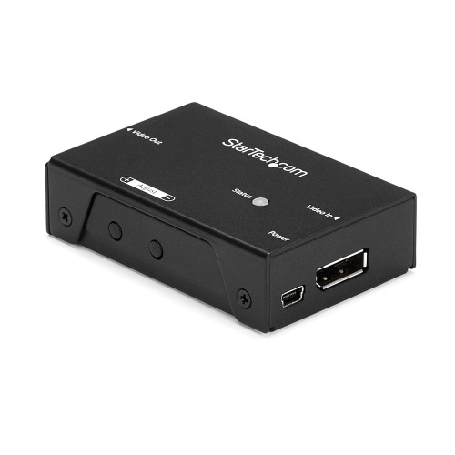 DPBOOST , StarTech.com DPBOOST AV extender AV repeater Black