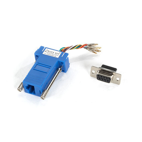 FA4509F-BL , Black Box FA4509F-BL cable gender changer RJ-45 DB9 Blue