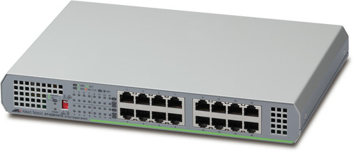 AT-GS910/16-10 , Allied Telesis GS910/16 Unmanaged Gigabit Ethernet (10/100/1000) Gray - AT-GS910/16-10