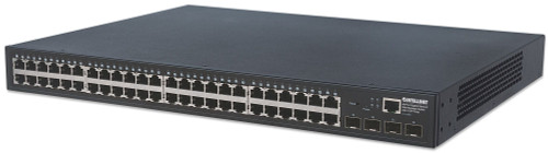 561334 , Intellinet 561334 network switch Managed L2 Gigabit Ethernet (10/100/1000) Black