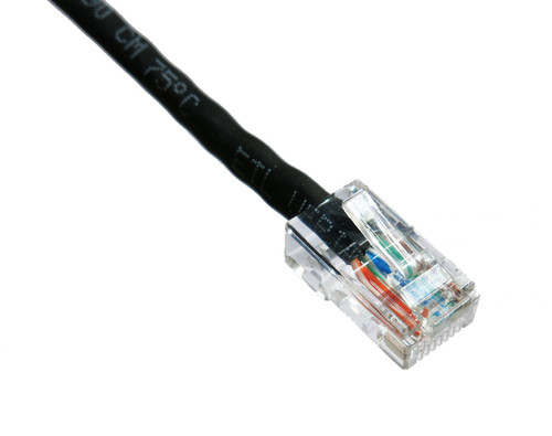 AXG92597 , Axiom 25ft Cat5e UTP networking cable Black 295.3" (7.5 m) U/UTP (UTP) - AXG92597
