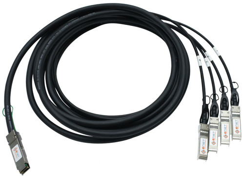 QSFP-DACBO-2M-ENC , eNet Components QSFP-DACBO-2M-ENC InfiniBand/fibre optic cable 78.7" (2 m) QSFP+ 4x SFP+ Gray