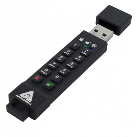 ASK3Z-64GB , Apricorn 64GB Aegis Secure Key 3z USB flash drive USB Type-A 3.2 Gen 1 (3.1 Gen 1) Black - ASK3Z-64GB