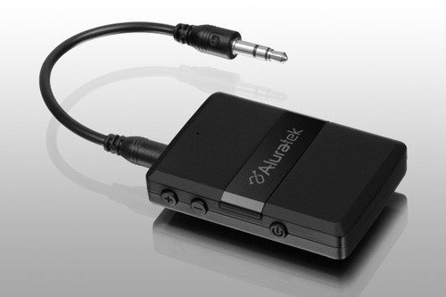 ABC01F , Aluratek ABC01F wireless audio transmitter 3.5 mm 393.7" (10 m) Black