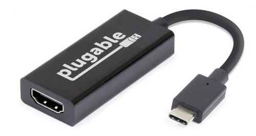 USBC-HDMI , Plugable Technologies USBC-HDMI USB graphics adapter 3840 x 2160 pixels Black