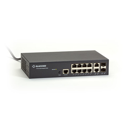 LGB1110A , Black Box LGB1110A network switch Managed L2+ Gigabit Ethernet (10/100/1000)