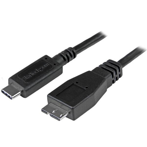 USB31CUB50CM , StarTech.com USB31CUB50CM USB cable USB 3.2 Gen 2 (3.1 Gen 2) 19.7" (0.5 m) USB C Micro-USB B 10 Gbit/s Black