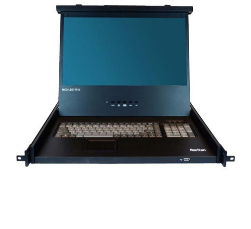 MCD-LED17108 , Raritan MCD-LED17108 KVM switch Rack mounting Black