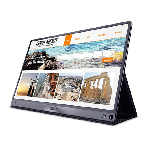 MB16AC , ASUS MB16AC computer monitor 15.6" 1920 x 1080 pixels Full HD LED Gray