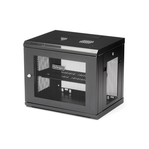 RK9WALM , StarTech.com RK9WALM rack cabinet 9U Wall mounted rack Black
