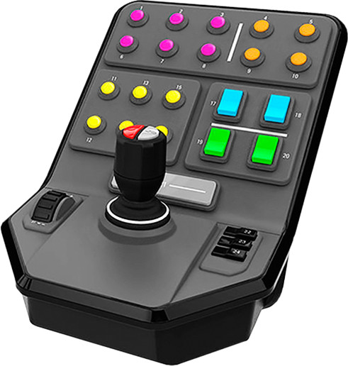 945-000031 , Logitech G G Saitek Farm Sim Vehicle Side Panel Black, Mint color USB 2.0 Special Analogue PC - 945-000031