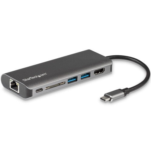 DKT30CSDHPD , StarTech.com DKT30CSDHPD laptop dock/port replicator Wired USB 3.2 Gen 1 (3.1 Gen 1) Type-C Black, Gray