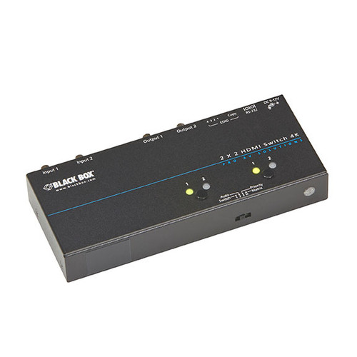 VSW-HDMI2X2-4K , Black Box 4K HDMI - 2 x 2 - VSW-HDMI2X2-4K