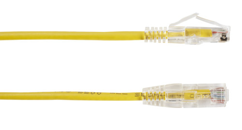 C6APC28-YL-20 , Black Box CAT6A 6m networking cable Yellow 236.2" (6 m) U/UTP (UTP) - C6APC28-YL-20