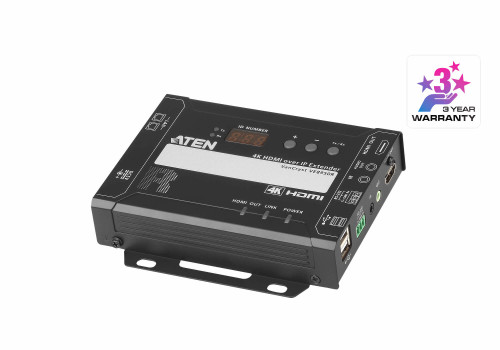 VE8950R , ATEN VE8950R AV extender AV receiver Black